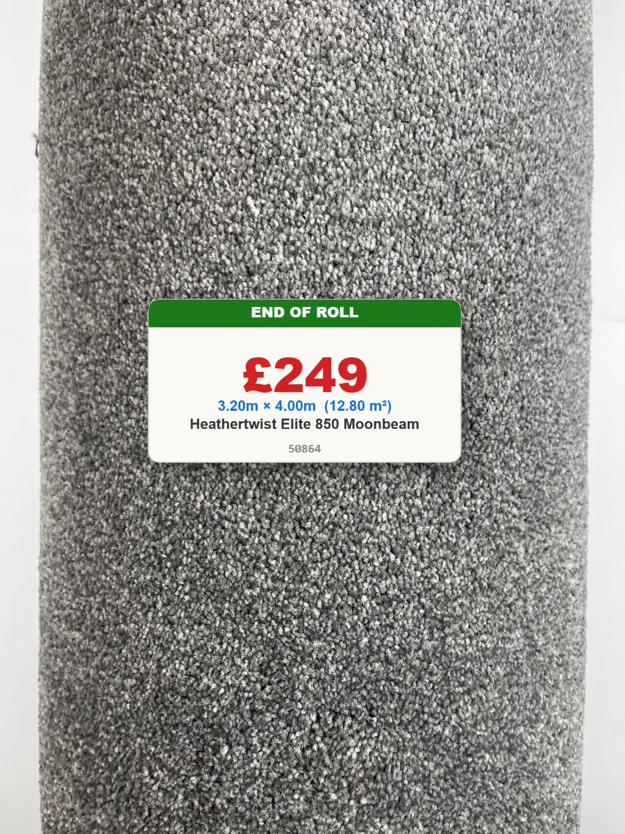 3.2 x 4 mtr Heathertwist Elite 850 Moonbeam