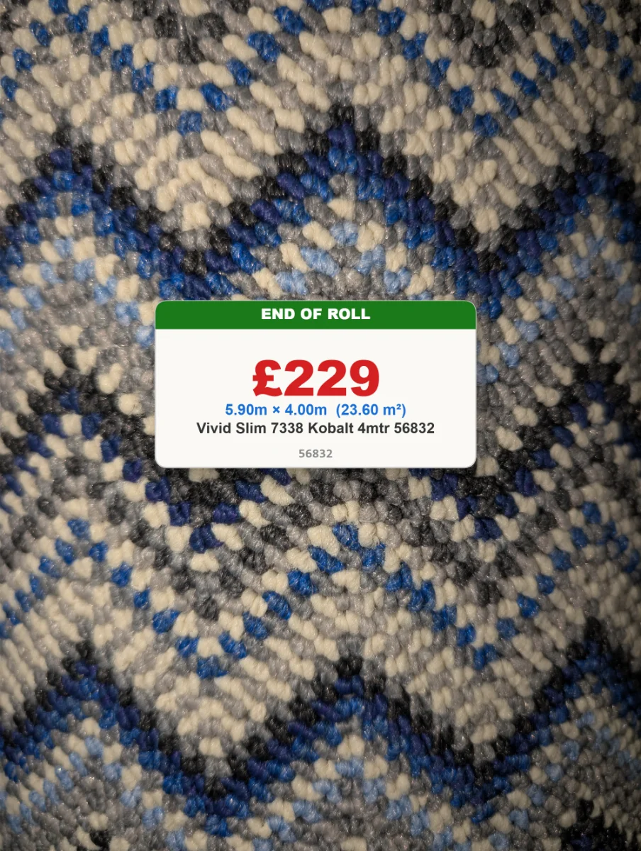 5.9 x 4 mtr Vivid Slim 7338 Kobalt