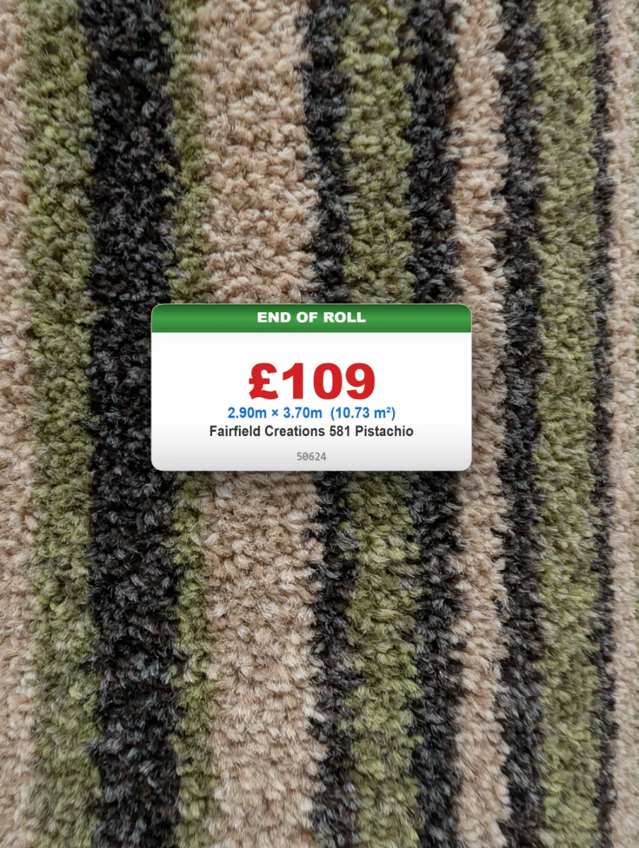 2.9 x 3.7 mtr Fairfield Creations 581 Pistachio